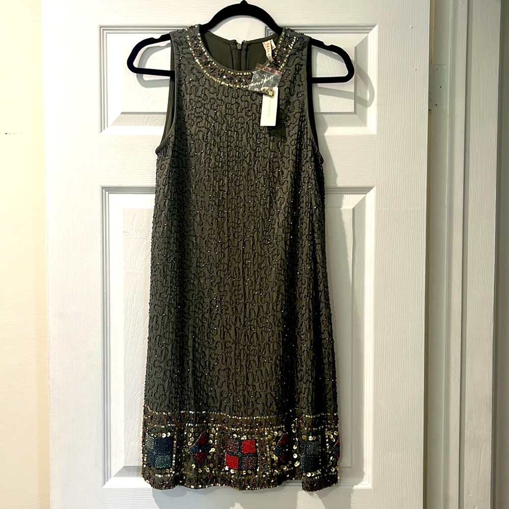 Anthropologie- RAGA Sequins Cocktail Dress